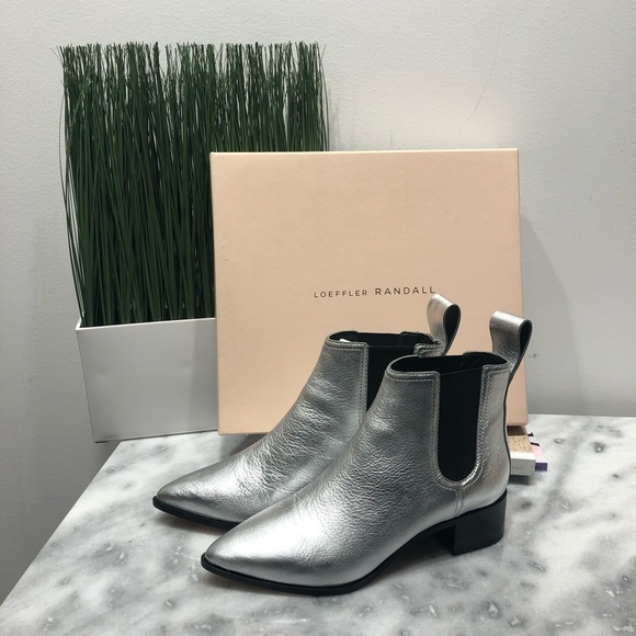 loeffler randall silver boots